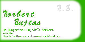 norbert bujtas business card